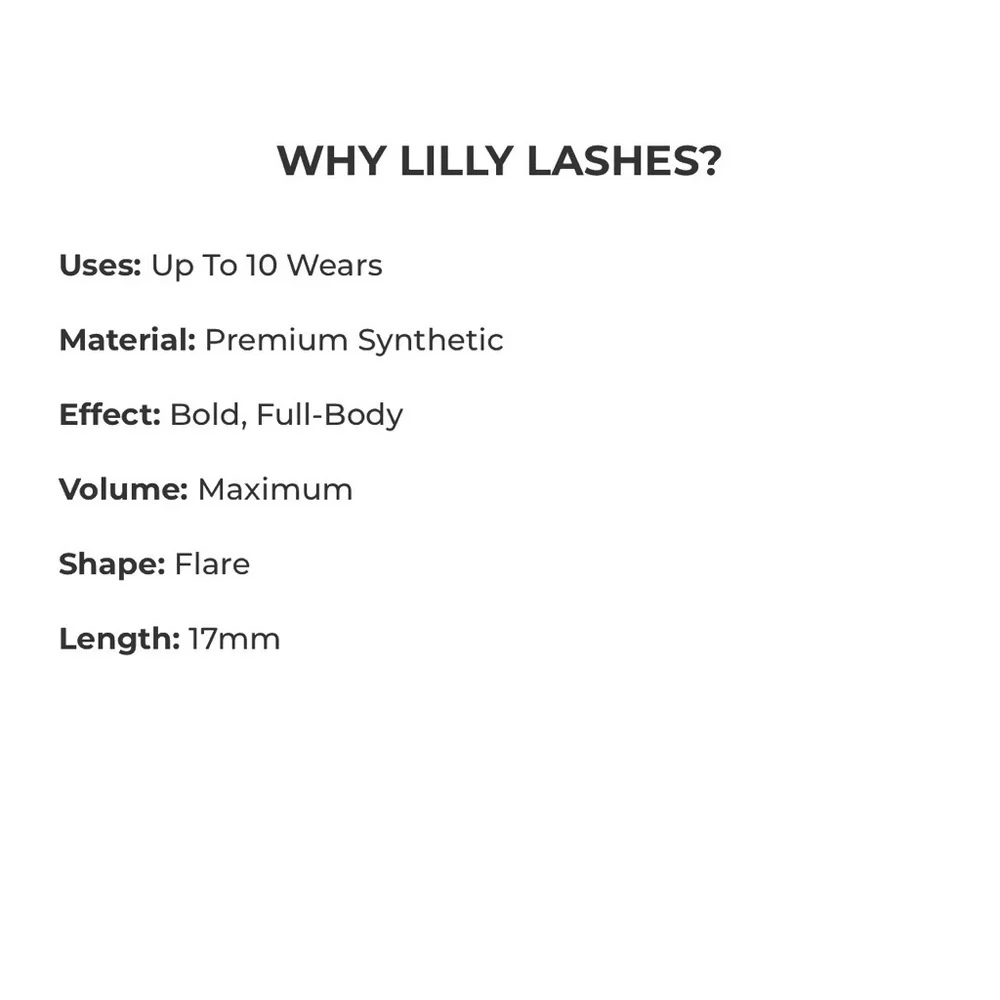 BUNDLE LILLY LASHES Premium Synthetic Faux Mink Lash (3 Pairs) NWT